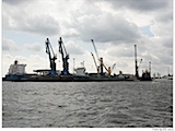 Mit dem Fleetboot unterwegs im Hafen