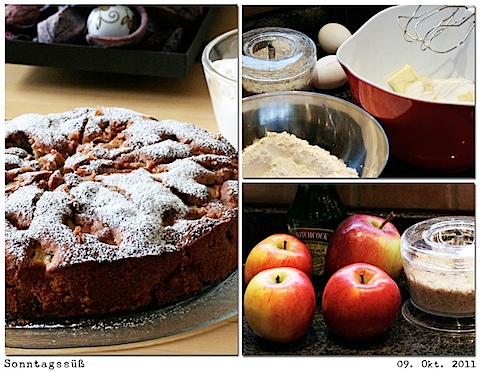 Apfel-Nuss-Kuchen mit Zimtnote