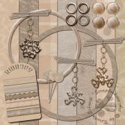 Creme-Champagne Freebie, &copy; by KS