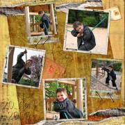 On the playground - by KS